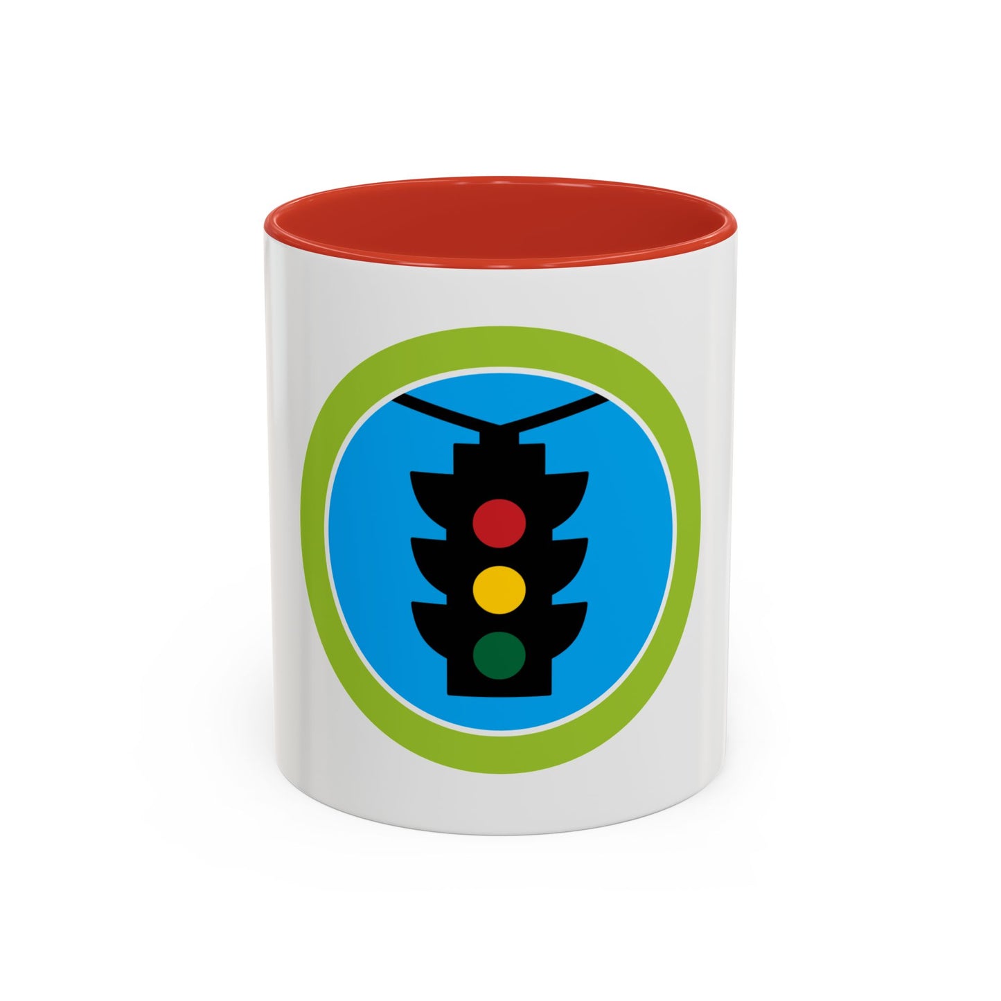 Traffic Safety (Boy Scout Merit Badge) Accent Coffee Mug