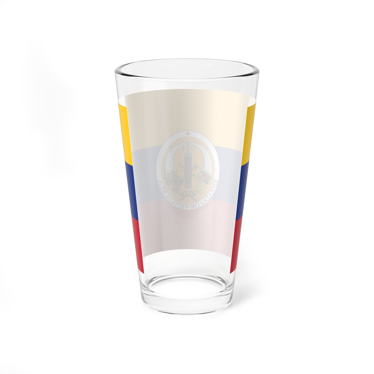 Bandera del Estado de Venezuela 1830 version 2 (Venezuela) Pint Glass 16oz