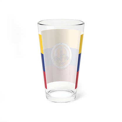 Bandera del Estado de Venezuela 1830 version 2 (Venezuela) Pint Glass 16oz