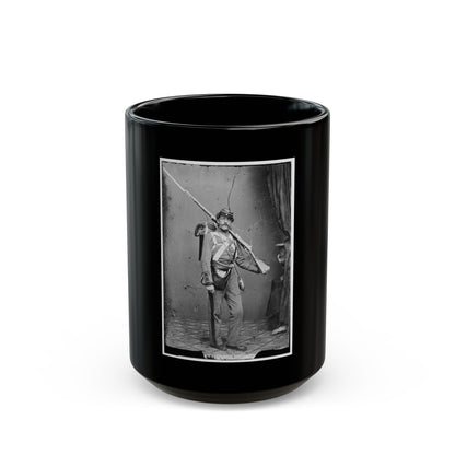 A Union Volunteer (U.S. Civil War) Black Coffee Mug