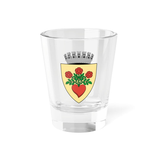 Coa Romania Town Csíkszereda (Oman) (Coat of Arms) Shot Glass 1.5oz