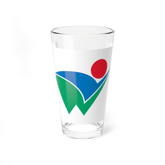 Flag of Nagawa Nagano (Japan) Pint Glass 16oz