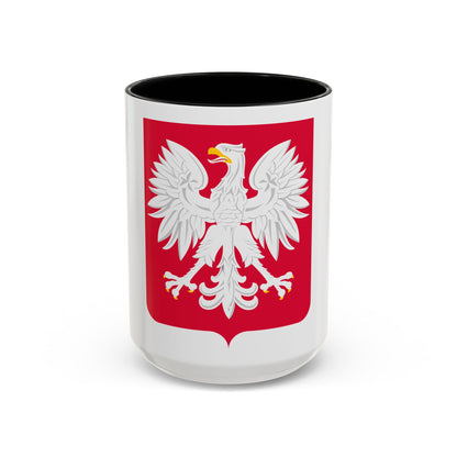 Coat of arms of Poland (1980-1990) - Accent Coffee Mug