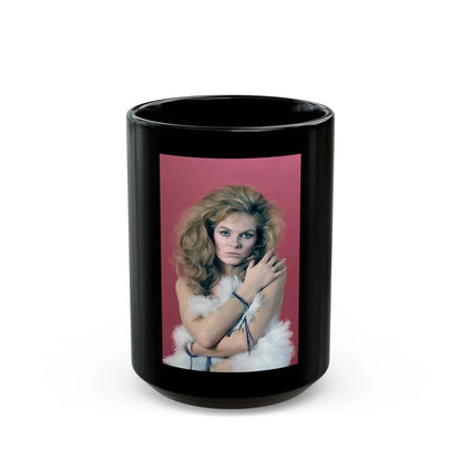 Julie Ege #130 (Vintage Female Icon) Black Coffee Mug-15oz-Go Mug Yourself