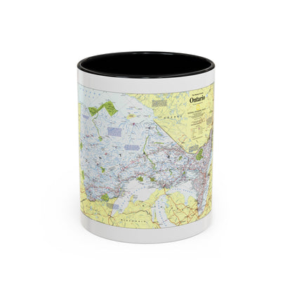 Canada - Ontario 1 (1996 (Map) Accent Coffee Mug