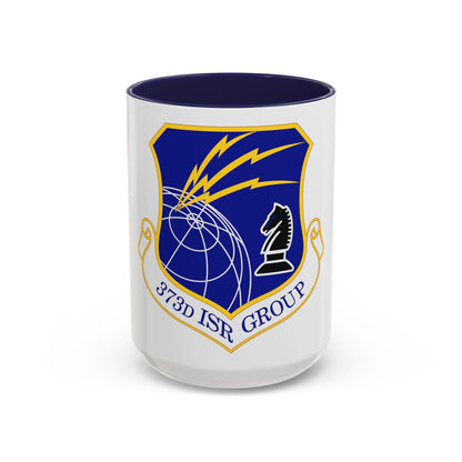 373 Intelligence Surveillance and Reconnaissance Group AFISRA (U.S. Air Force) Accent Coffee Mug