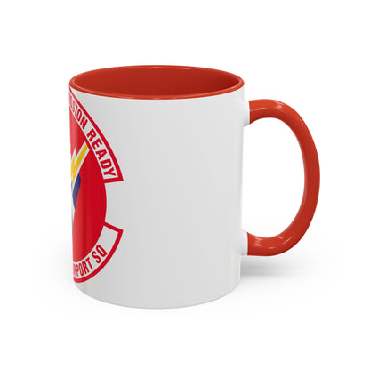 452 Force Support Squadron AFRC (U.S. Air Force) Accent Coffee Mug