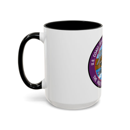 USCG Station Depoe Bay (U.S. Coast Guard) Accent Coffee Mug