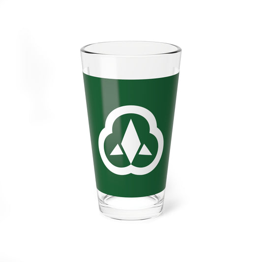 Flag of Komatsu Ishikawa (Japan) Pint Glass 16oz
