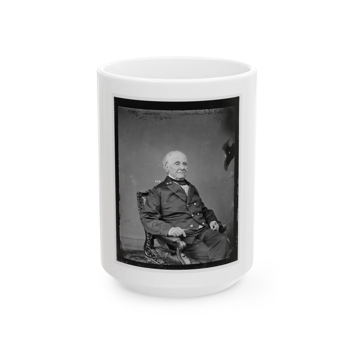 Adm. Shubrick, U.S.N. (U.S. Civil War) White Coffee Mug