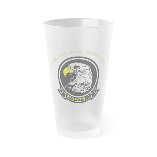 235th Marine Corps Birthday Ball MAWTS 1 (USMC) Frosted Pint Glass 16oz Default Title - Go Mug Yourself