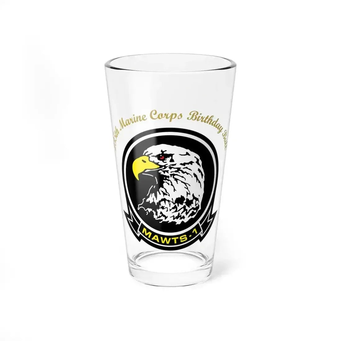 235th Marine Corps Birthday Ball MAWTS 1 (USMC) Pint Glass 16oz 16oz - Go Mug Yourself