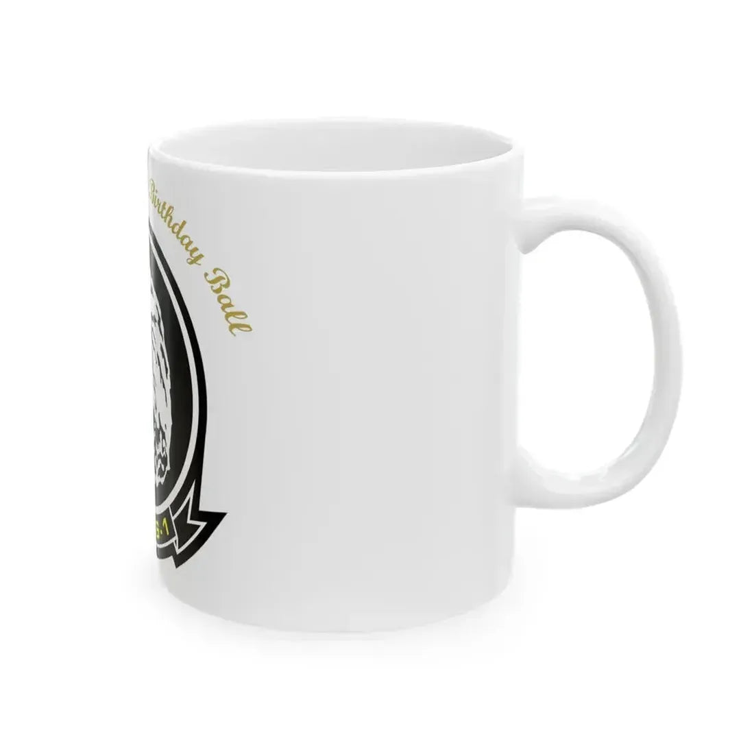 235th Marine Corps Birthday Ball MAWTS 1 (USMC) White Coffee Mug - Go Mug Yourself