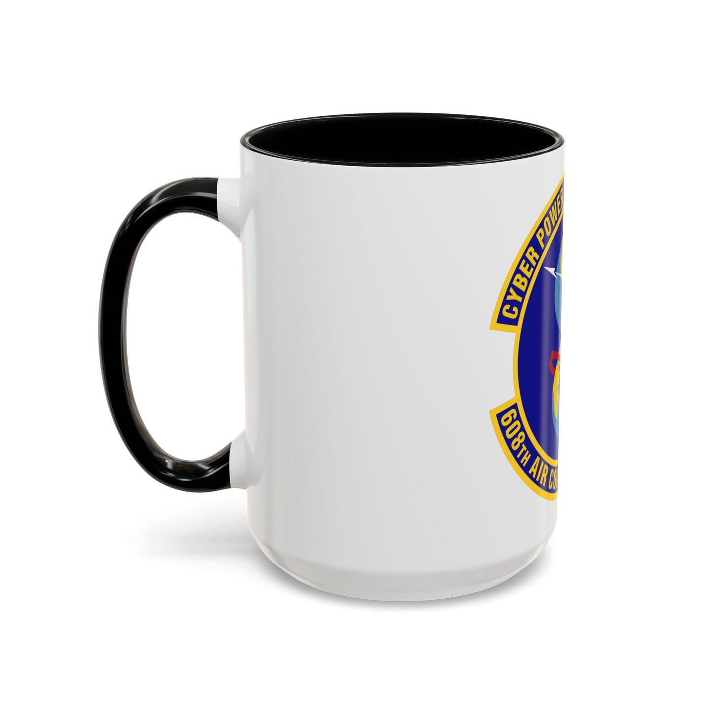 608th Air Communications Squadron (U.S. Air Force) Accent Coffee Mug