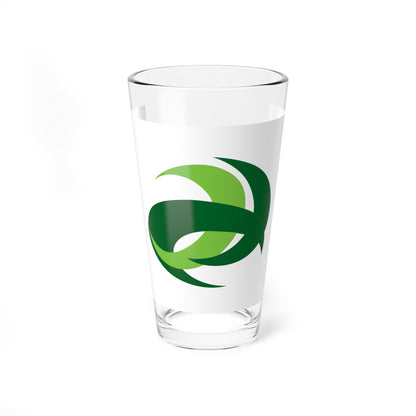 Flag of Misato Miyagi (Japan) Pint Glass 16oz