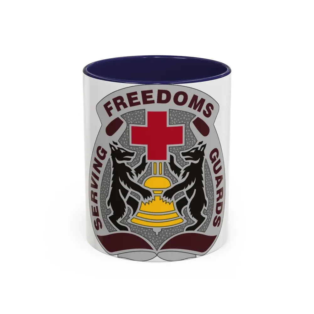 MEDDAC Berlin US (U.S. Army) Accent Coffee Mug-11oz-Navy-Go Mug Yourself