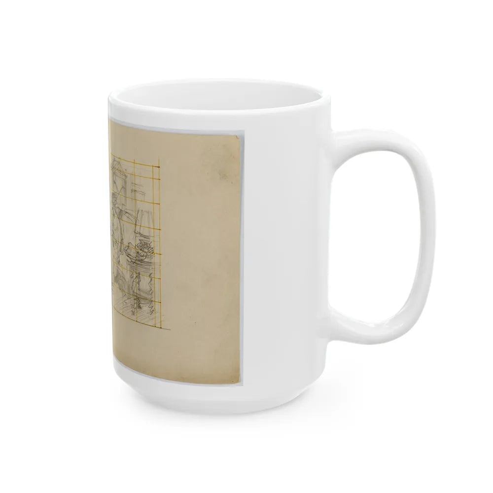 Conceptual Drawings - White Coffee Mug-Go Mug Yourself