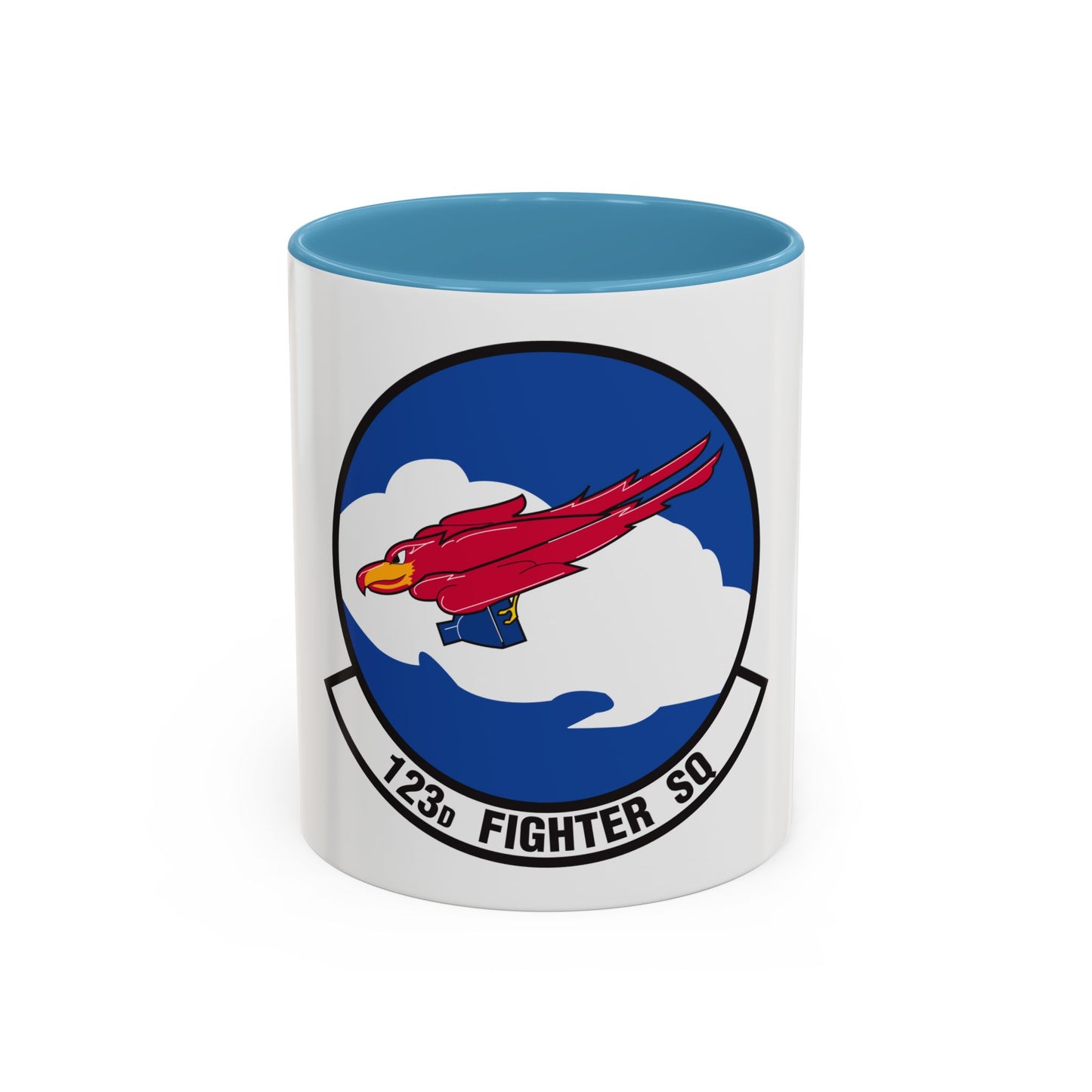 123 Fighter Squadron (U.S. Air Force) Accent Coffee Mug