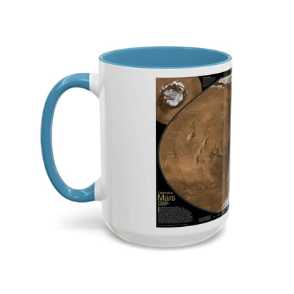 Space - MARS (2001) (Map) Accent Coffee Mug-Go Mug Yourself