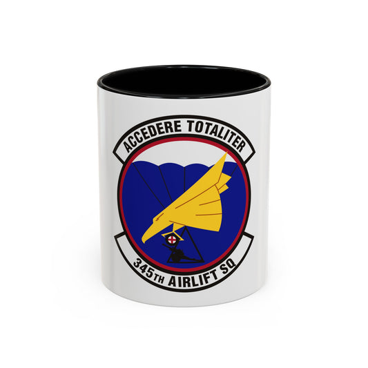 345th Airlift Squadron (U.S. Air Force) Accent Coffee Mug