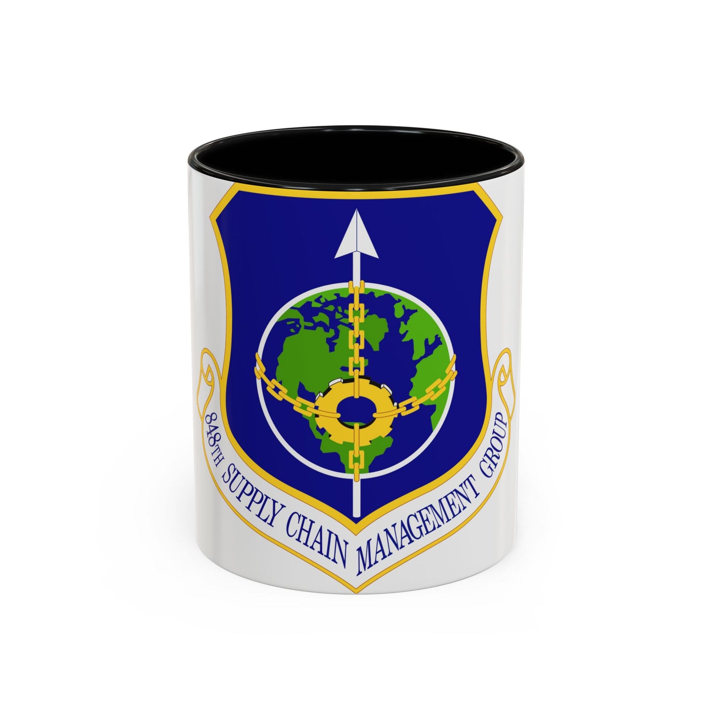 848 Supply Chain Management Group AFMC (U.S. Air Force) Accent Coffee Mug