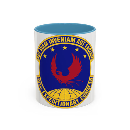 451st Expeditionary Communications Squadron (U.S. Air Force) Accent Coffee Mug