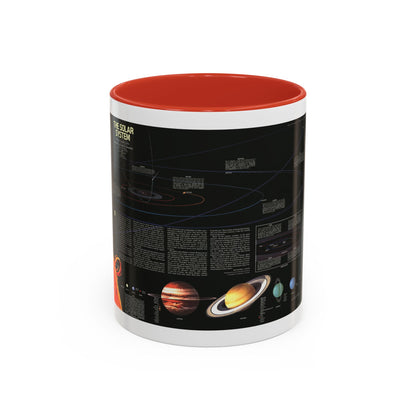 Space - The Solar System (1981) (Map) Accent Coffee Mug
