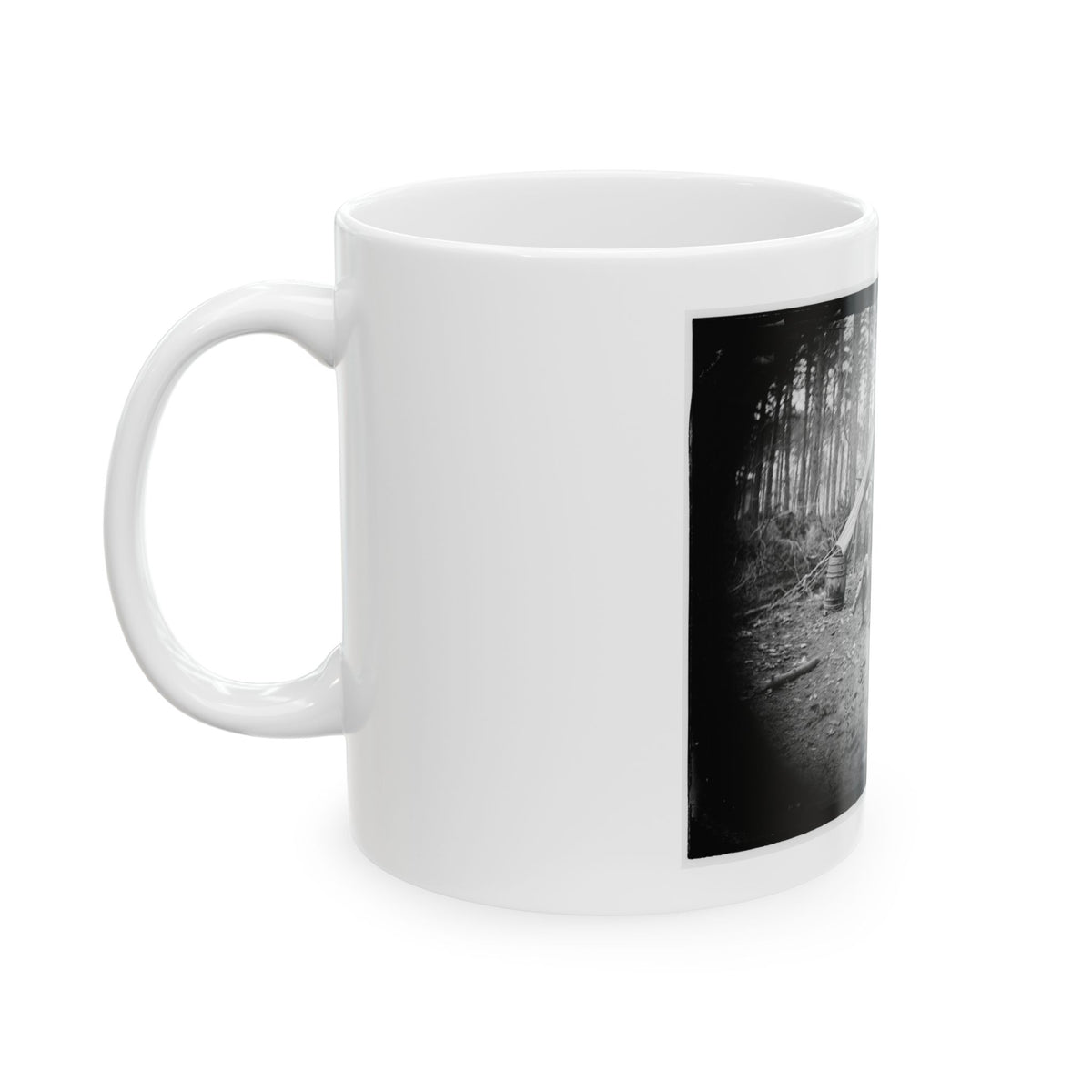 Brandy Station, Virginia. Major William Riddle And Friends. Headquarters, Army Of The Potomac (U.S. Civil War) White Coffee Mug
