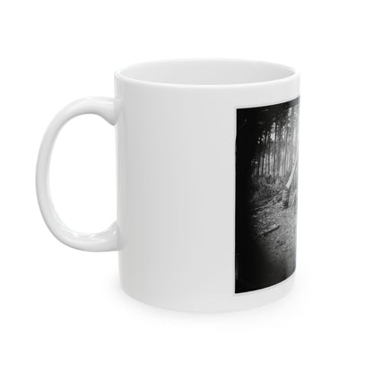 Brandy Station, Virginia. Major William Riddle And Friends. Headquarters, Army Of The Potomac (U.S. Civil War) White Coffee Mug