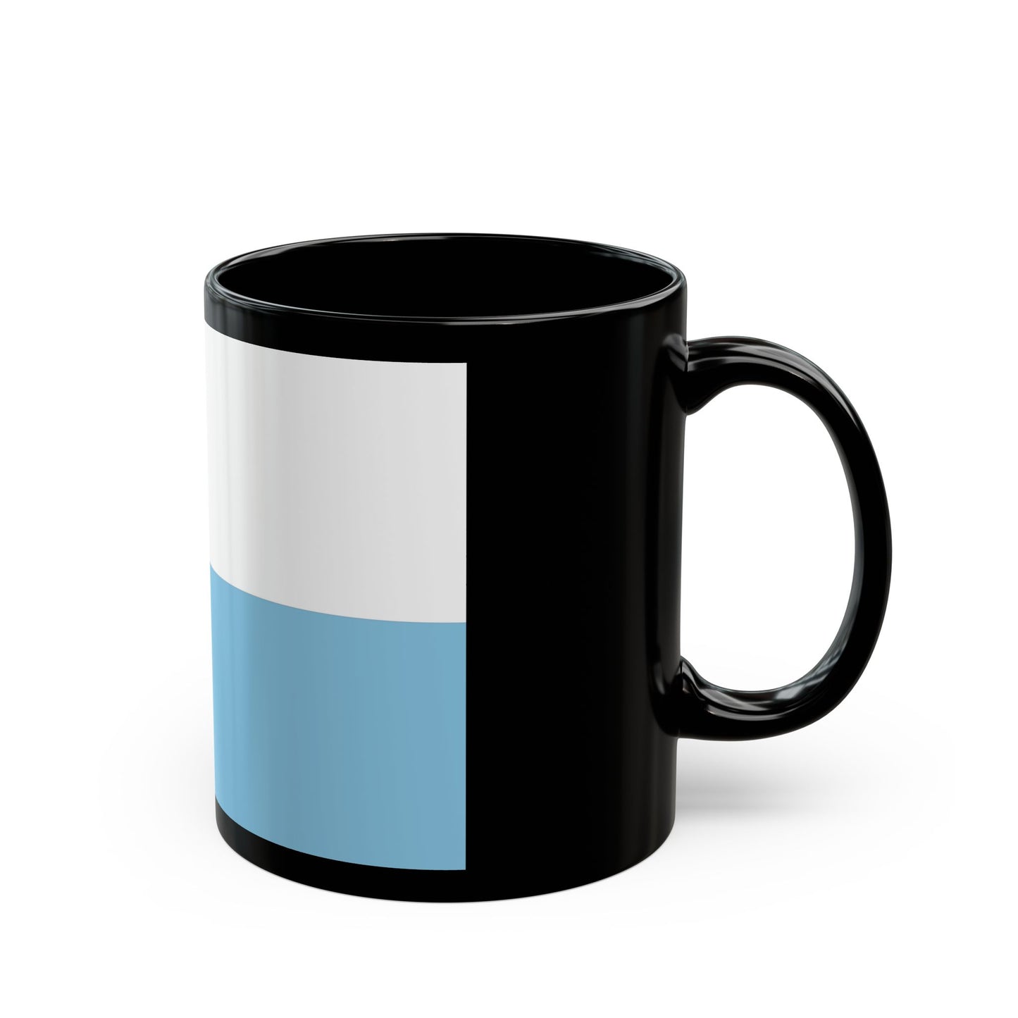 Flag of Santa Marta Magdalena Colombia - Black Coffee Mug-Go Mug Yourself