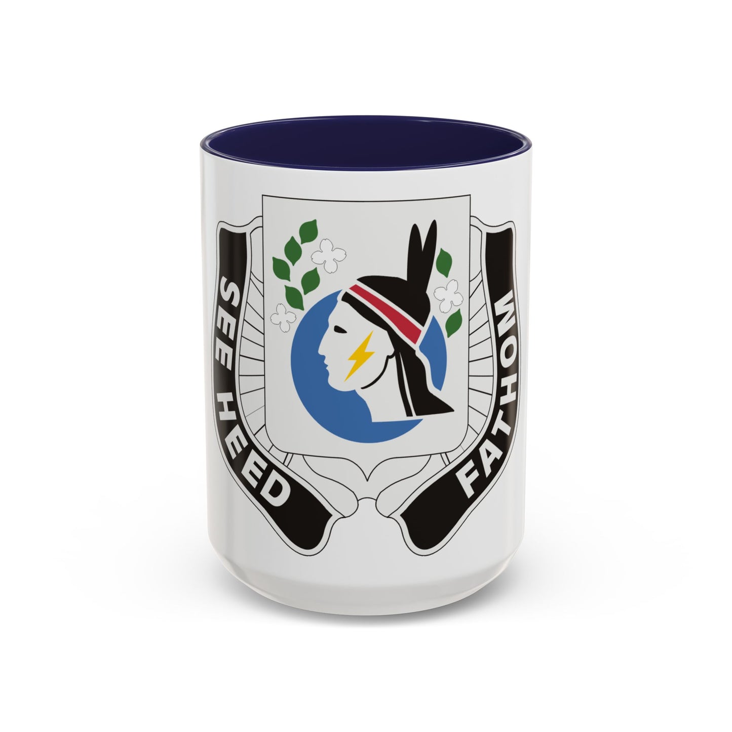 635 Military Intelligence Battalion (U.S. Army) Accent Coffee Mug