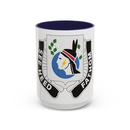 635 Military Intelligence Battalion (U.S. Army) Accent Coffee Mug