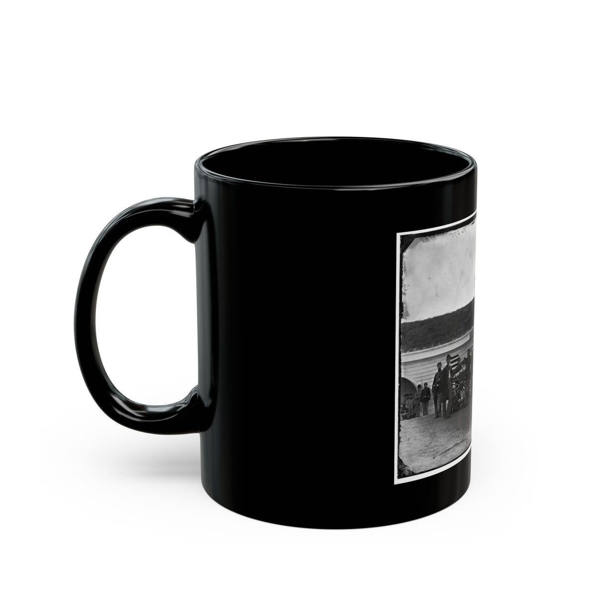 Arlington, Va. Gun Crew Of Company K, 2d New York Artillery, In Fort C.F. Smith (U.S. Civil War) Black Coffee Mug
