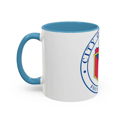 Seal of Austin TX - Accent Coffee Mug-Go Mug Yourself