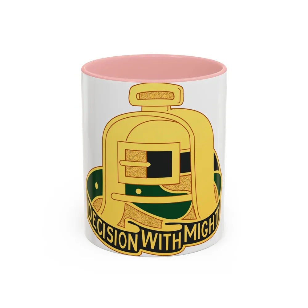 237 Cavalry Regiment (U.S. Army) Accent Coffee Mug-11oz-Pink-Go Mug Yourself