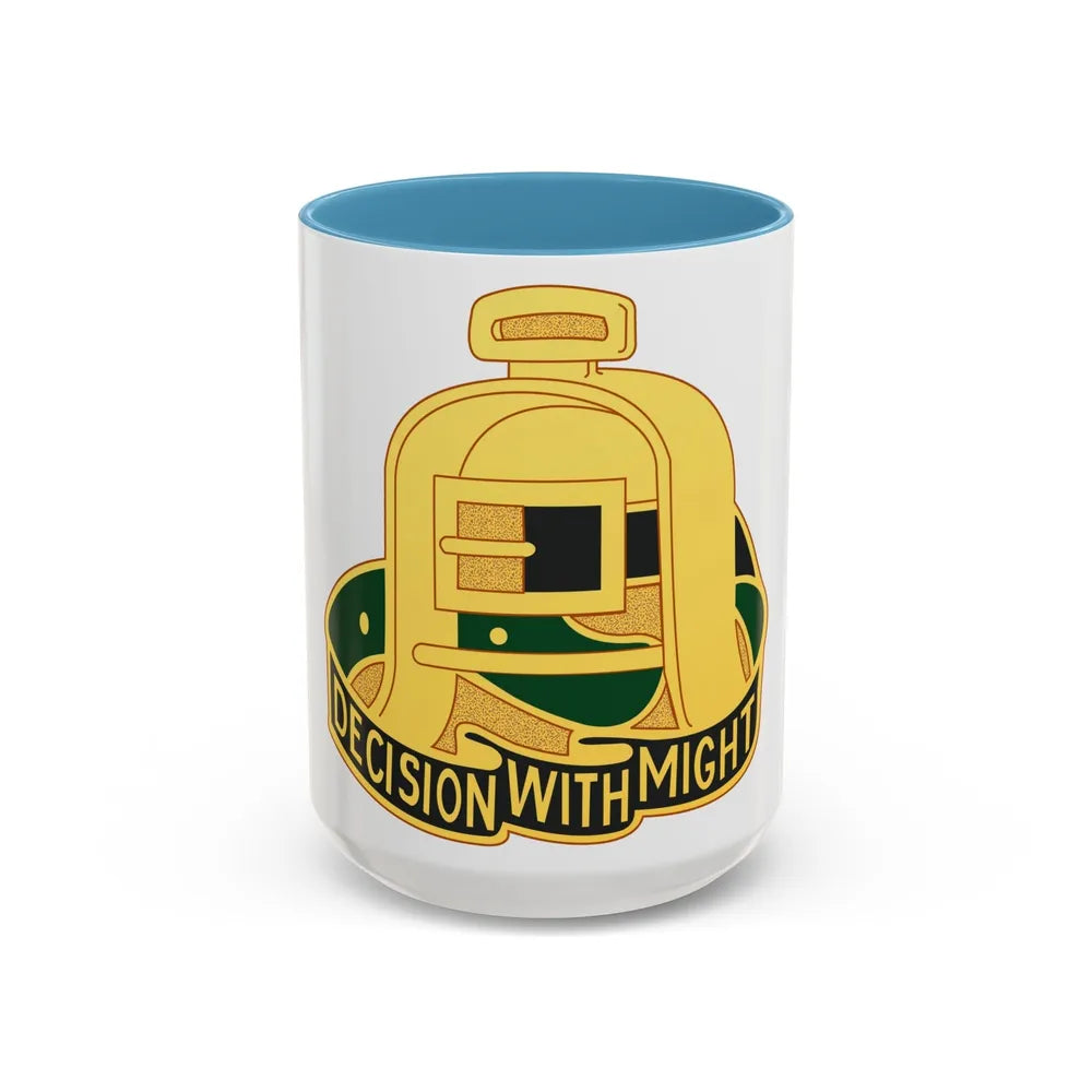 237 Cavalry Regiment (U.S. Army) Accent Coffee Mug-15oz-Light Blue-Go Mug Yourself