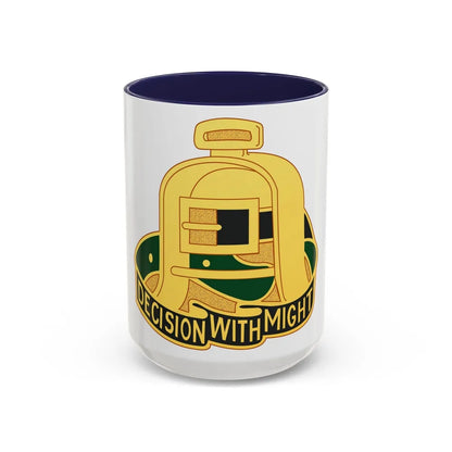 237 Cavalry Regiment (U.S. Army) Accent Coffee Mug-15oz-Navy-Go Mug Yourself