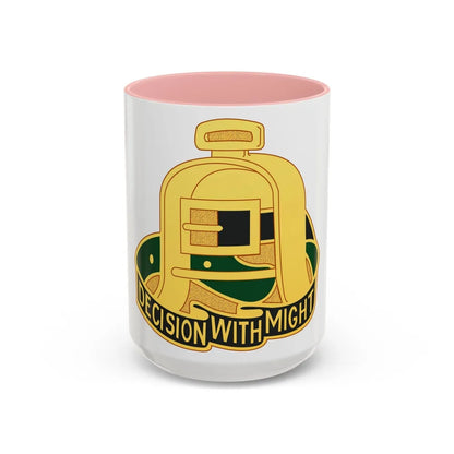 237 Cavalry Regiment (U.S. Army) Accent Coffee Mug-15oz-Pink-Go Mug Yourself