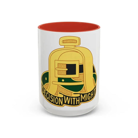 237 Cavalry Regiment (U.S. Army) Accent Coffee Mug 15oz Red - Go Mug Yourself
