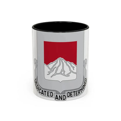 237 Engineer Battalion (U.S. Army) Accent Coffee Mug 11oz Black - Go Mug Yourself