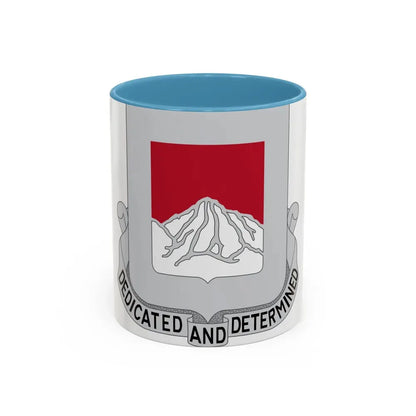 237 Engineer Battalion (U.S. Army) Accent Coffee Mug 11oz Light Blue - Go Mug Yourself