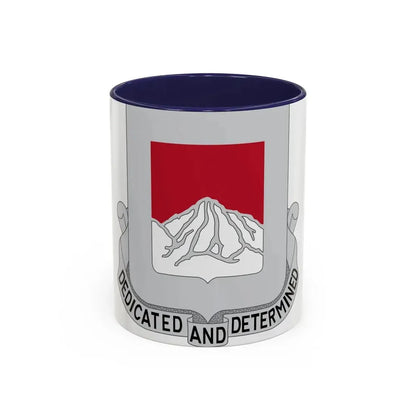 237 Engineer Battalion (U.S. Army) Accent Coffee Mug 11oz Navy - Go Mug Yourself