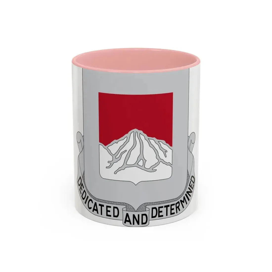 237 Engineer Battalion (U.S. Army) Accent Coffee Mug 11oz Pink - Go Mug Yourself