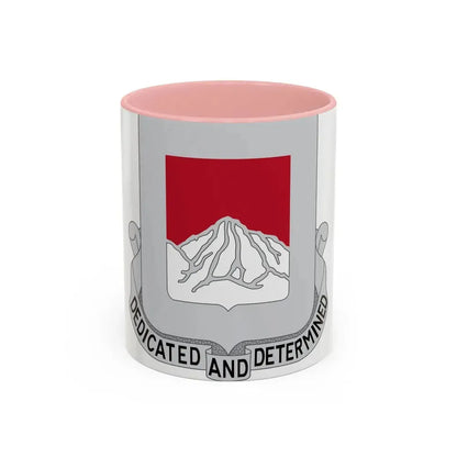 237 Engineer Battalion (U.S. Army) Accent Coffee Mug 11oz Pink - Go Mug Yourself