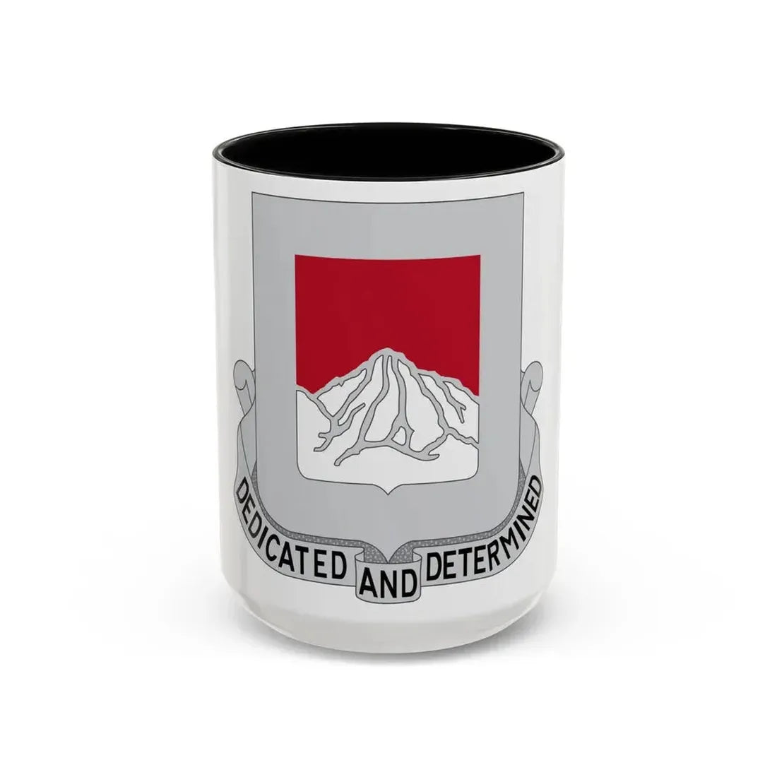 237 Engineer Battalion (U.S. Army) Accent Coffee Mug 15oz Black - Go Mug Yourself