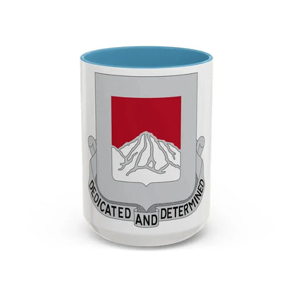 237 Engineer Battalion (U.S. Army) Accent Coffee Mug 15oz Light Blue - Go Mug Yourself