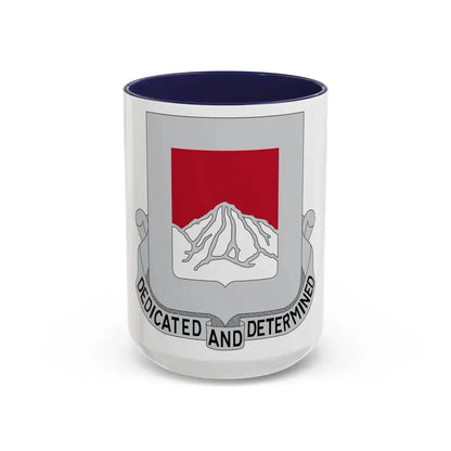 237 Engineer Battalion (U.S. Army) Accent Coffee Mug 15oz Navy - Go Mug Yourself