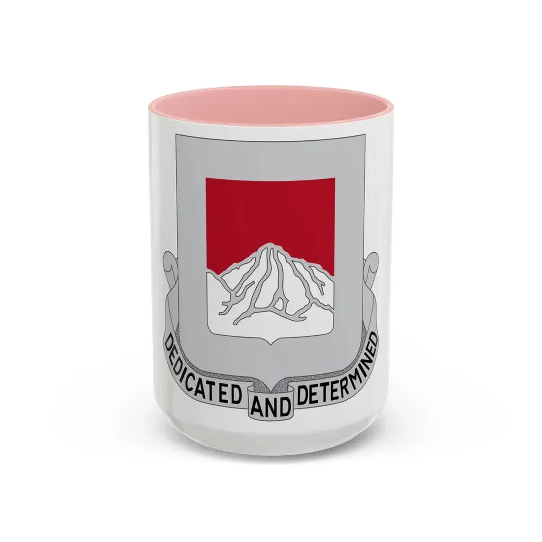 237 Engineer Battalion (U.S. Army) Accent Coffee Mug 15oz Pink - Go Mug Yourself