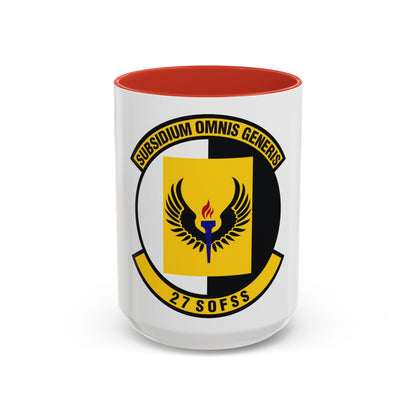 27th Special Operations Force Support Squadron (U.S. Air Force) Accent Coffee Mug