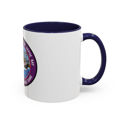 USCG Station Depoe Bay (U.S. Coast Guard) Accent Coffee Mug